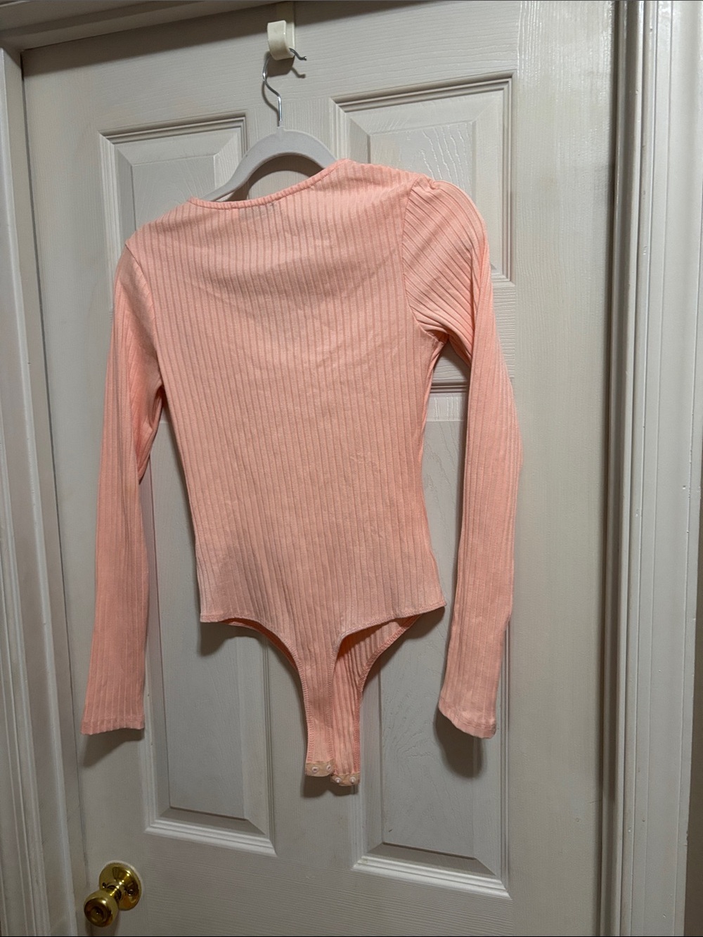 Atmosphere Peach Ribbed Top - Picture 3 of 8